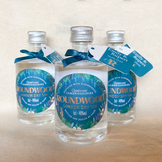 Roundwood Gin Wedding Favours 15 x 5cl (40%)